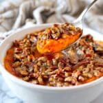 Crock Pot Sweet Potato Casserole with Pecans and Streusel Topping Recipe