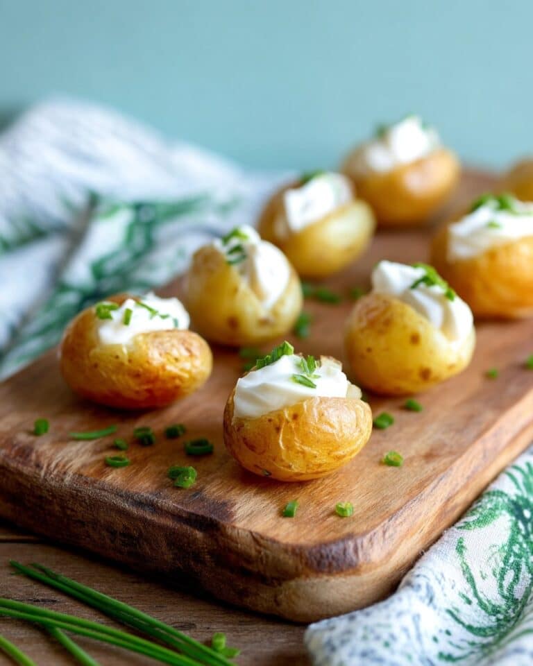 Easy Mini Baked Potatoes Recipe