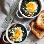 Kale Feta Egg Bake Recipe
