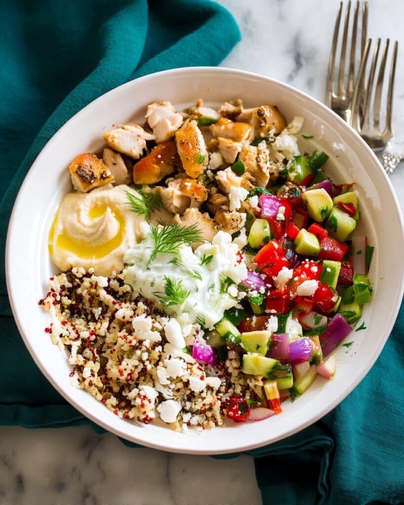 Greek Chicken Bowls Recipe