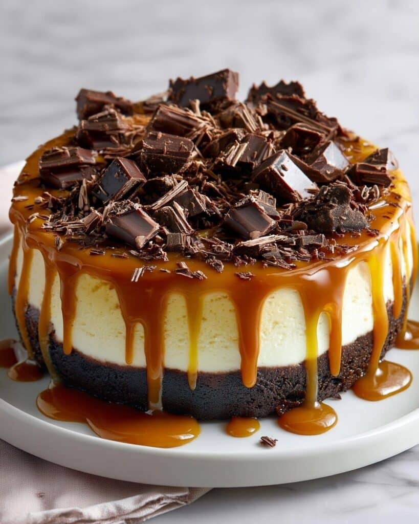 Caramel Brownie Cheesecake Recipe