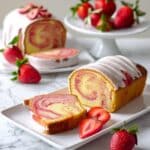 Strawberry Cream Cheese Pound Cake Recipe