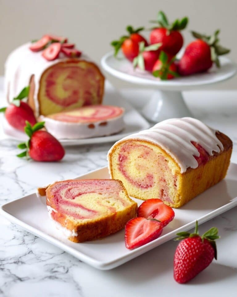Strawberry Cream Cheese Pound Cake Recipe