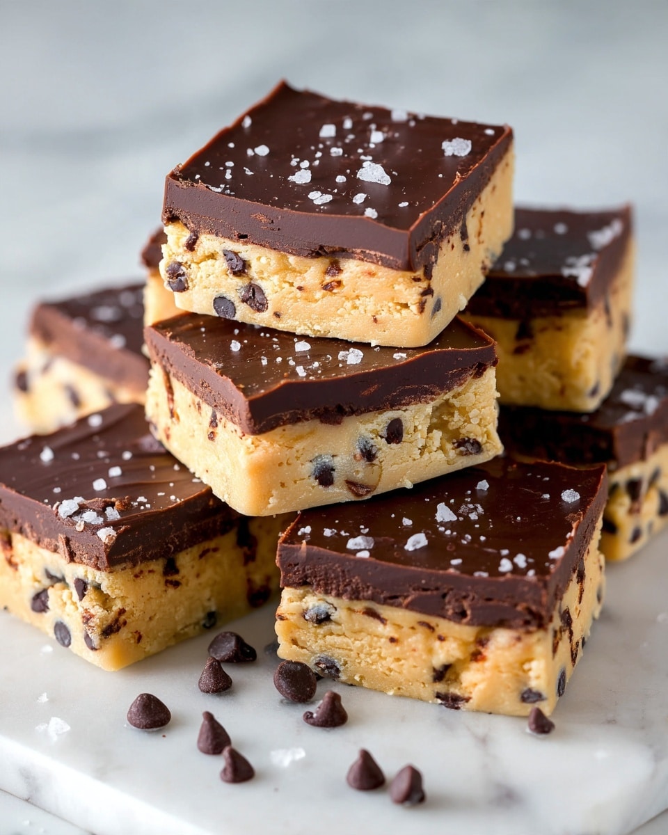 No Bake Cookie Dough Bars Recipe