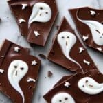 Halloween 3-Ingredient Ghost Bark Recipe