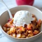 Air Fryer Cinnamon Sugar Apples Recipe
