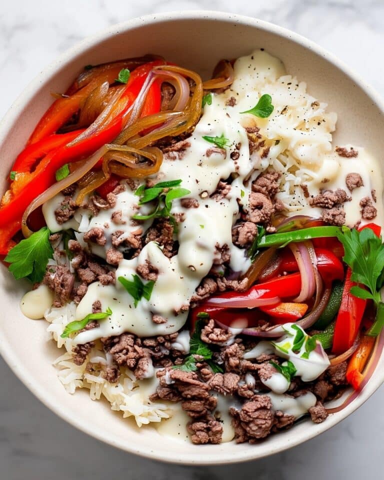 Philly Cheesesteak Bowl Recipe
