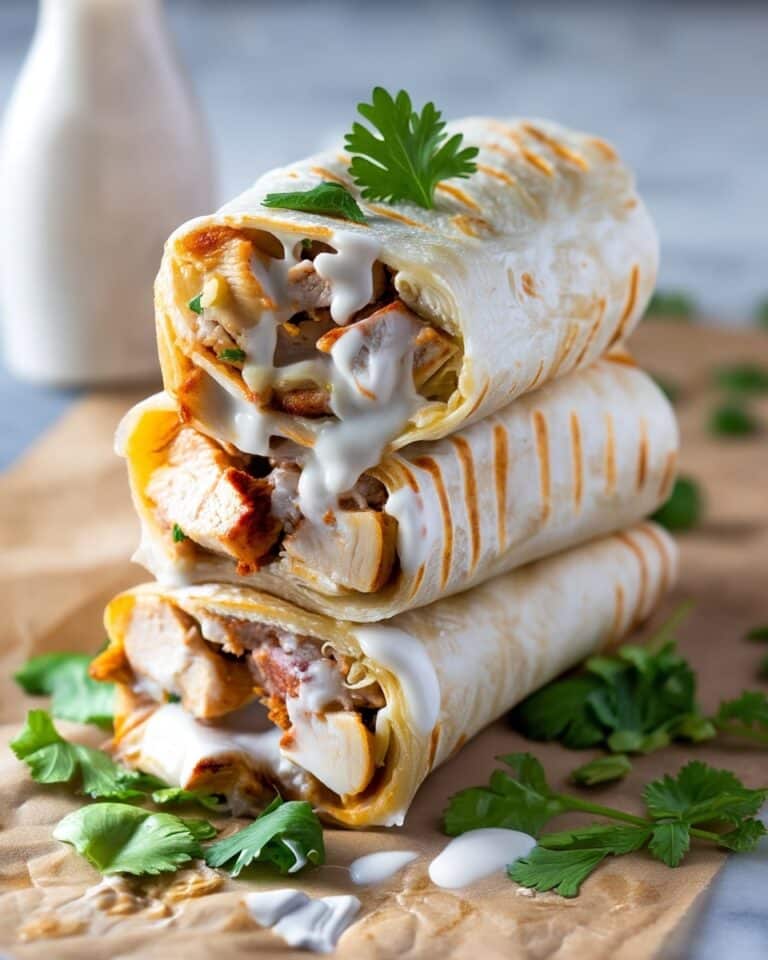 Chicken Ranch Wraps Recipe
