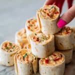 Chicken Taco Mexican Pinwheels Recipe