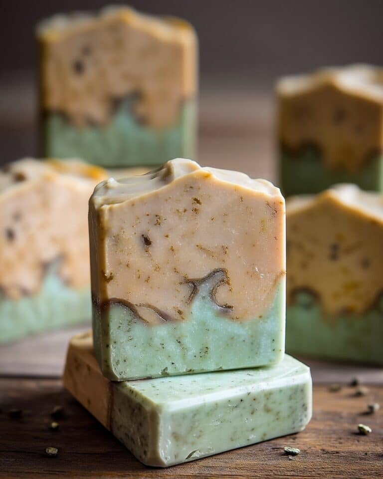 Dandelion Blossom and Leaf Infused Oil Cold-Processed Soap Recipe