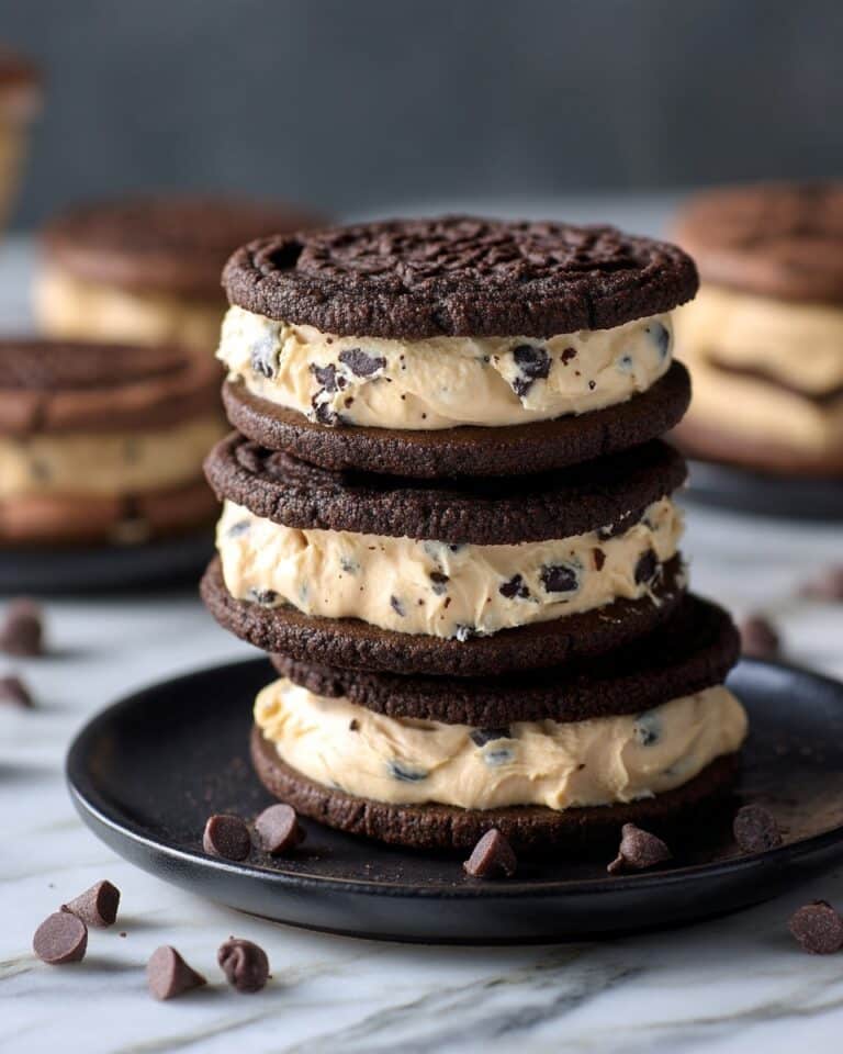 Peanut Butter-Filled Chocolate Sandwich Cookies Recipe
