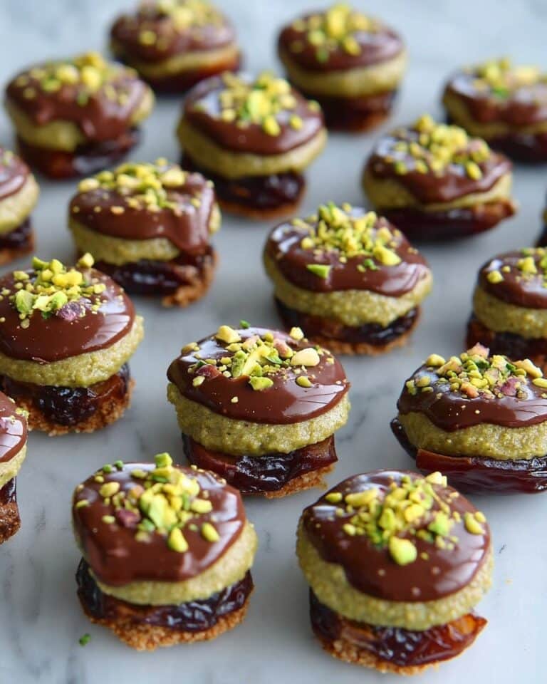 Pistachio Filled Dates with Dark Chocolate Recipe