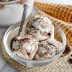 Fudge Swirled Waffle Cone Ice Cream Recipe