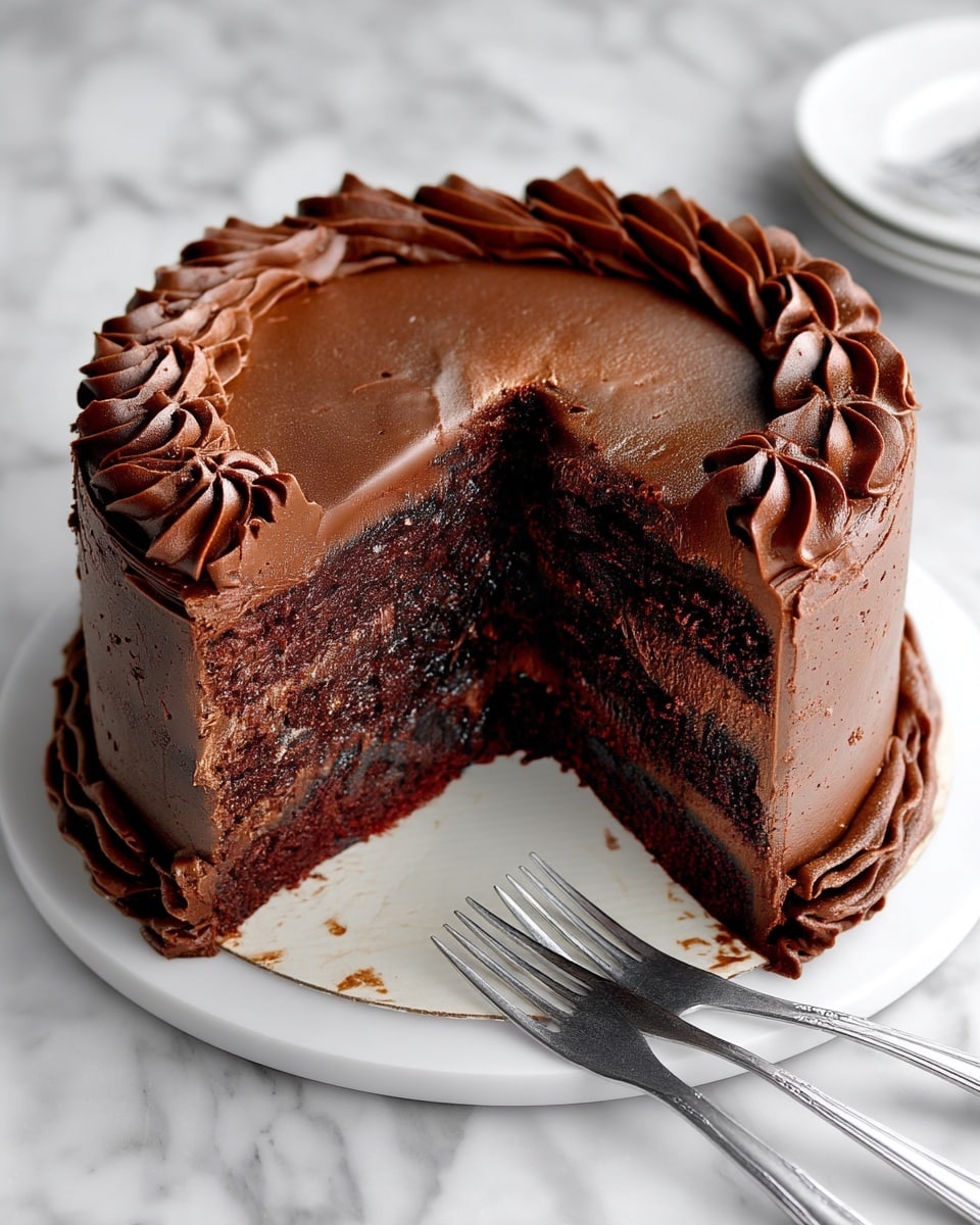 Easy Chocolate Layer Cake Recipe