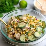 Street Corn Creamy Cucumber Salad Recipe