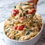 Orzo Tuscan Chicken Bake Recipe
