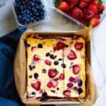 Baked Yogurt with Berries Recipe