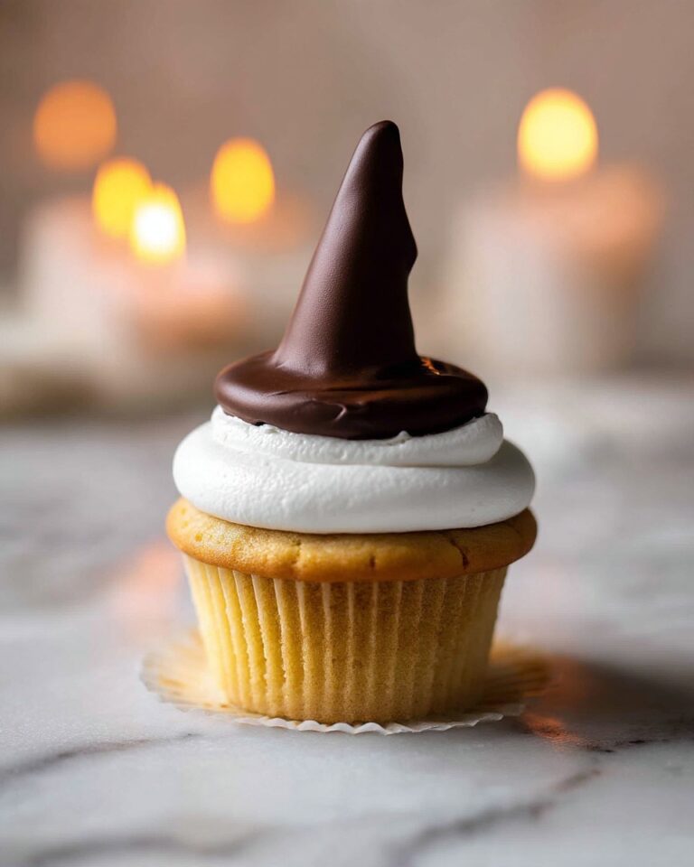 Fluffy & Moist Harry Potter Sorting Hat Cupcakes with Butterscotch Filling Recipe