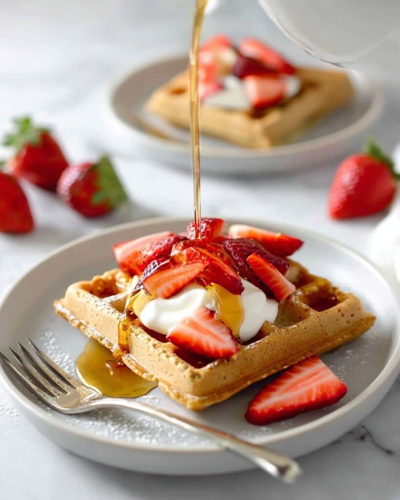 Vegan Gluten-Free Crispy Waffles Recipe