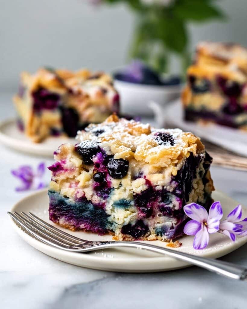 Soft & Fluffy Vegan Blueberry Buckle (No Eggs, No Dairy!) Recipe