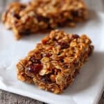 Pumpkin Spice Chewy Granola Bars Recipe