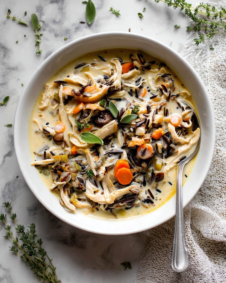 Creamy Chicken and Wild Rice Soup Recipe