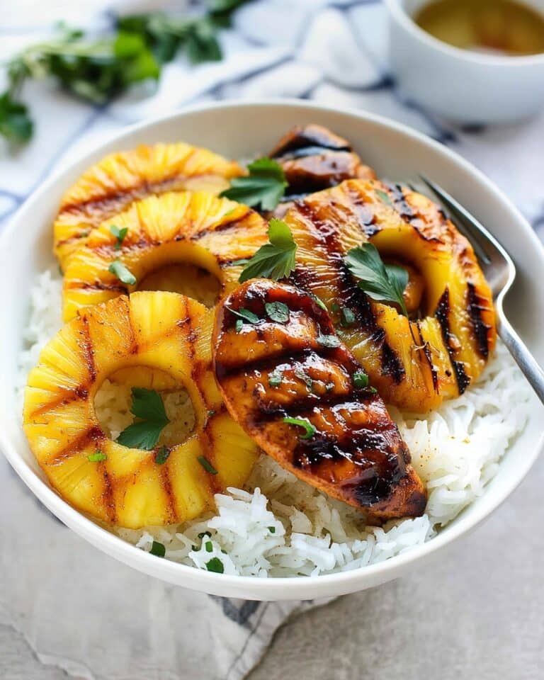 Hawaiian Chicken with Coconut Rice Recipe