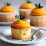 Chiffon Cupcakes with Mandarin Whipped Cream Recipe