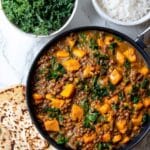 Brown Lentil Sweet Potato Curry Recipe