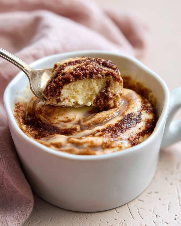 Gluten Free Cinnamon Roll in a Mug Recipe