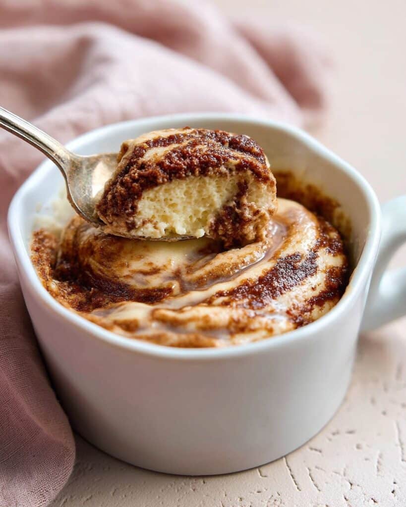 Gluten Free Cinnamon Roll in a Mug Recipe