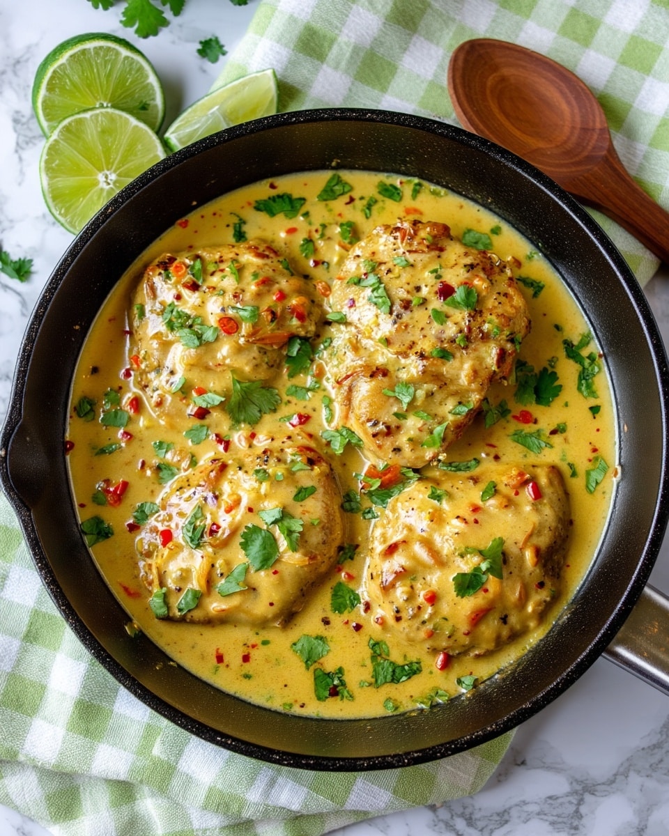 Creamy Coconut Lime Chicken Recipe