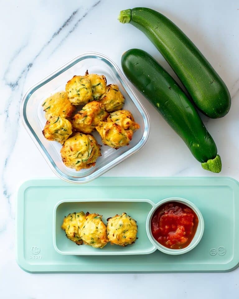 Baked Zucchini Tots with Cheese and Chives Recipe