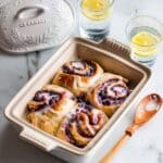 Vegan Wild Lemon Blueberry Cinnamon Rolls Recipe
