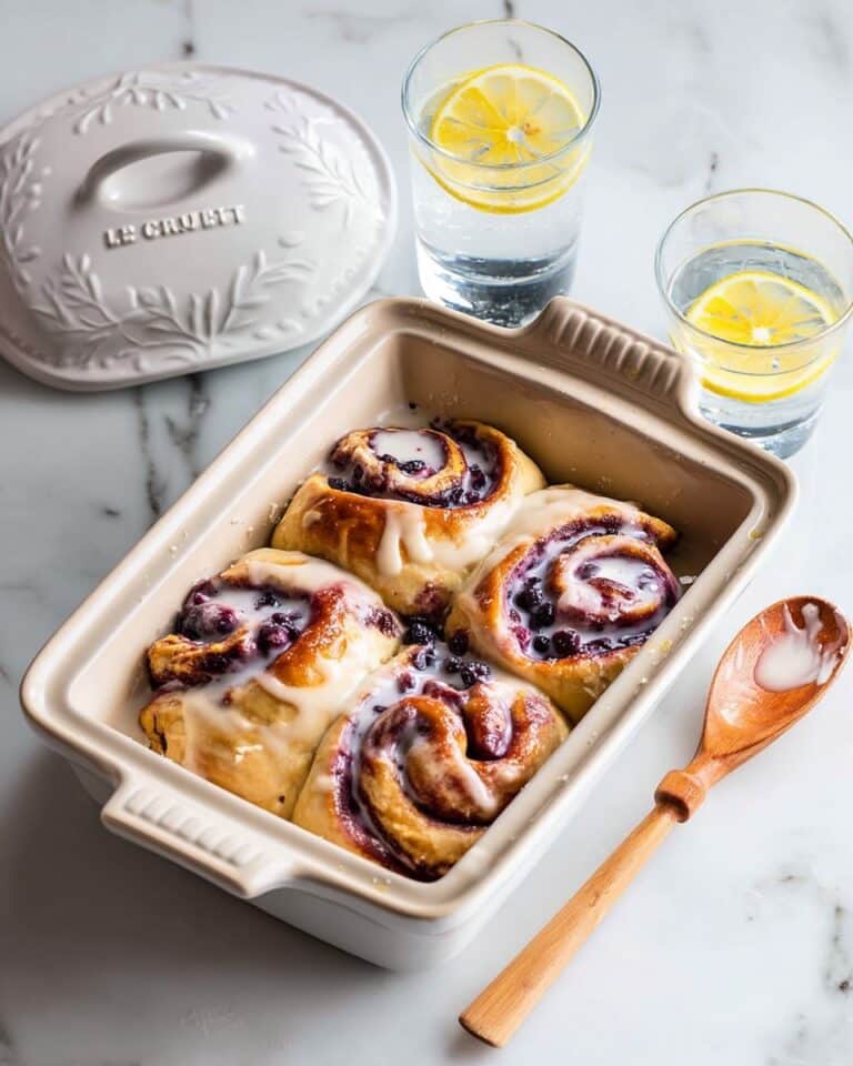 Vegan Wild Lemon Blueberry Cinnamon Rolls Recipe