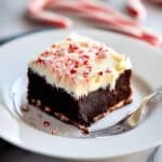 Chocolate Candy Cane Cheesecake Cake Recipe