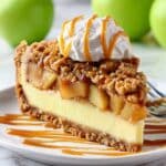 Apple Crisp Cheesecake Pie Recipe