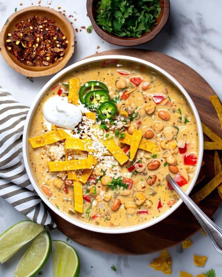 Vegan White Chickpea Chili Recipe