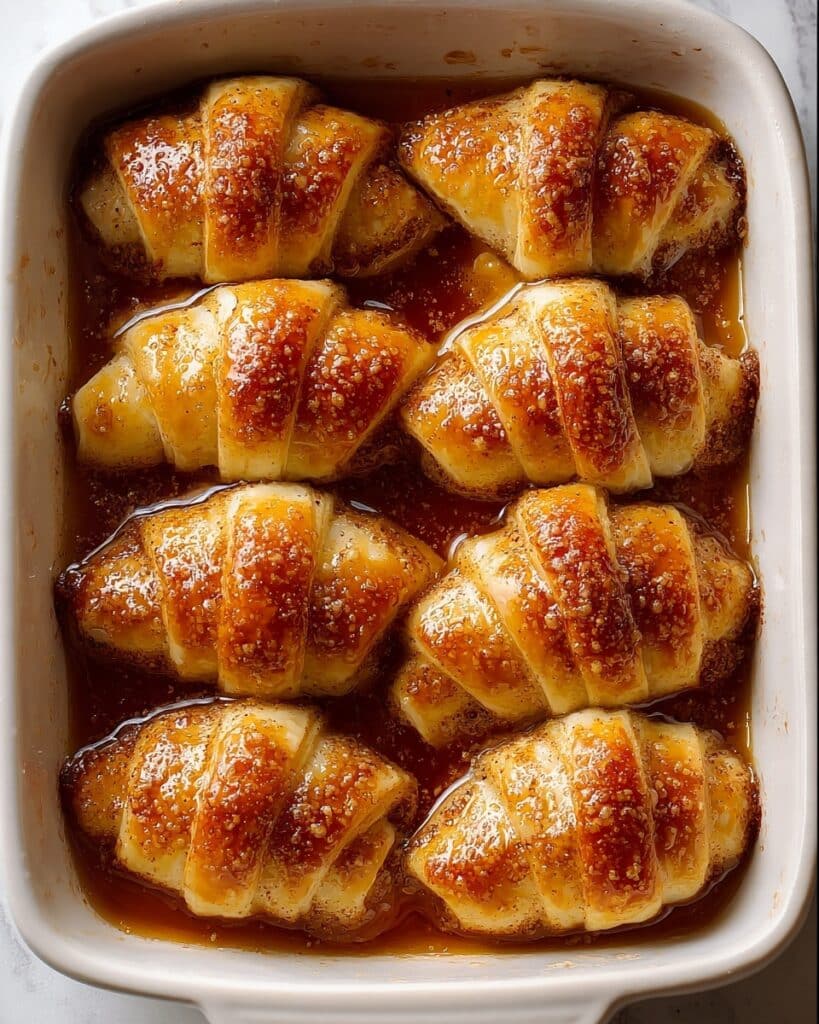 Apple Dumplings with Lemon-Lime Soda and Brown Sugar Sauce Recipe