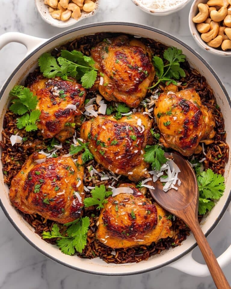 One Pot Hawaiian Chicken with Coconut Rice Recipe