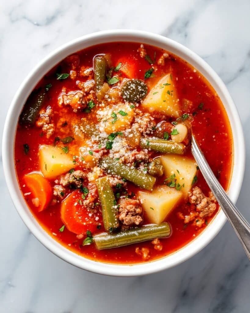 Ground Turkey Vegetable Soup Recipe