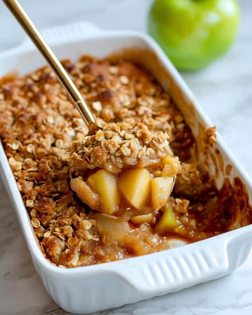Easy Apple Crisp With Peanut Butter Recipe