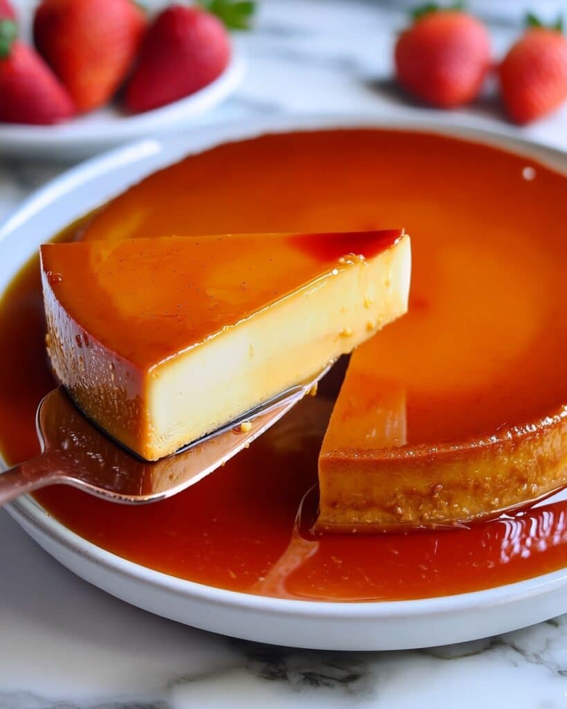 Super Creamy Flan with 4 Ingredients Recipe